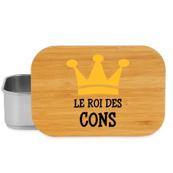 Le Roi des Cons - Boîte à goûter - argent - Devant
