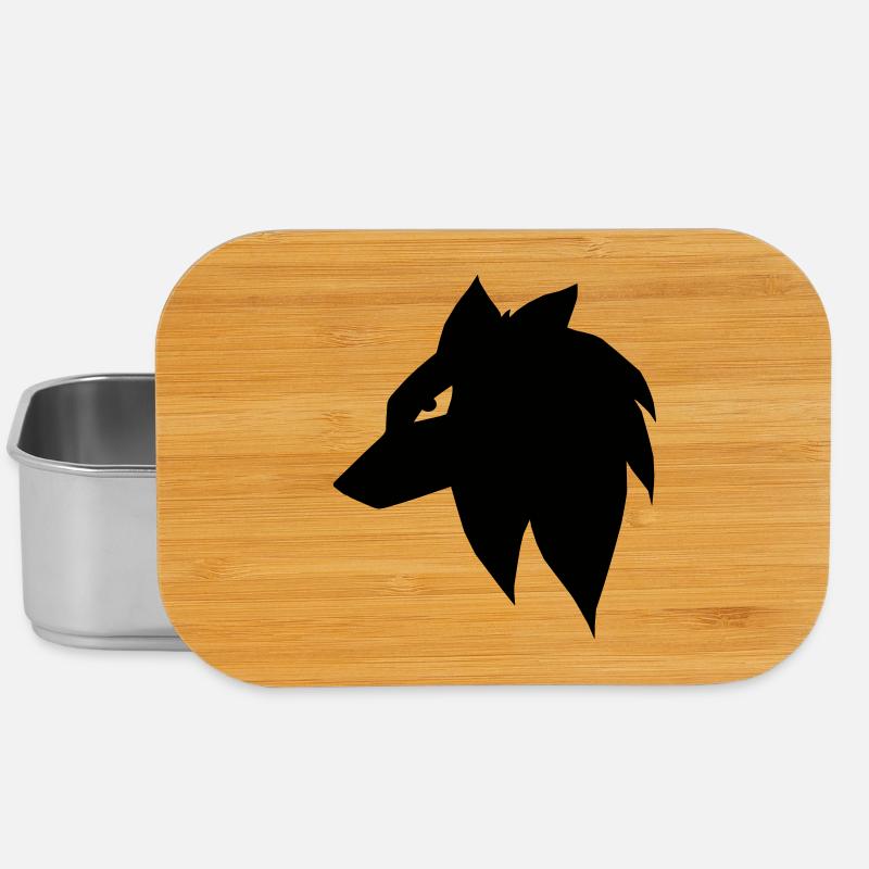 Loup Manga - Boîte à goûter - argent