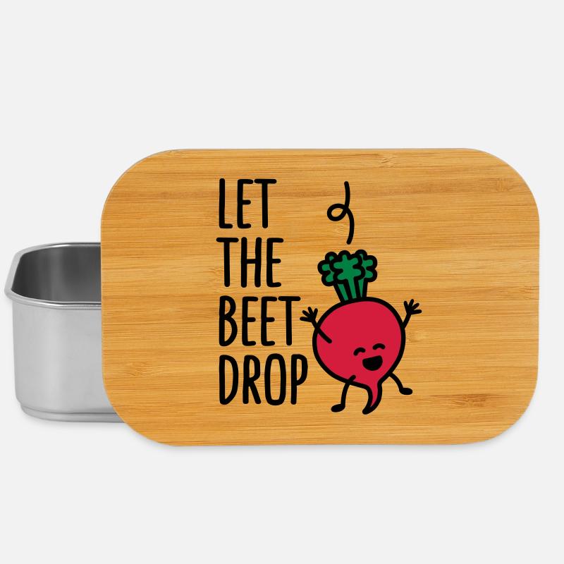 Let the beet drop - Lunch Box - Silber