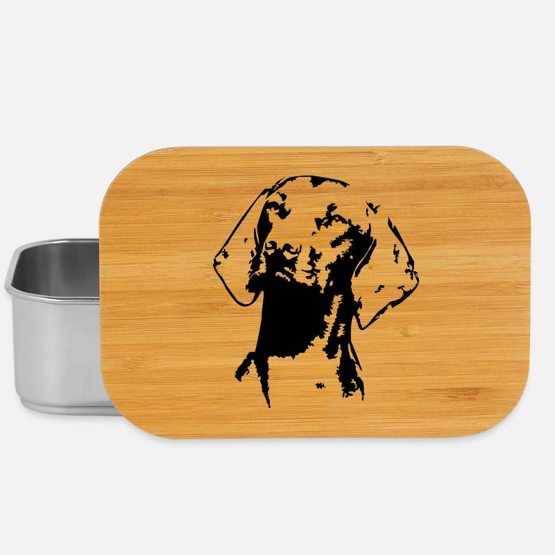 Magyar Vizsla Kopf - Lunch Box - Silber