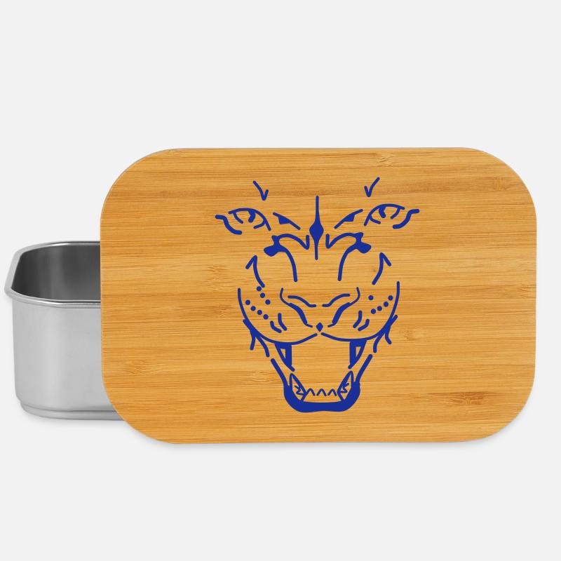 tiger - Lunch Box - silver