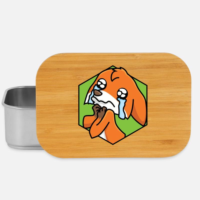 Trauriger kleiner Fuchs - Lunch Box - Silber
