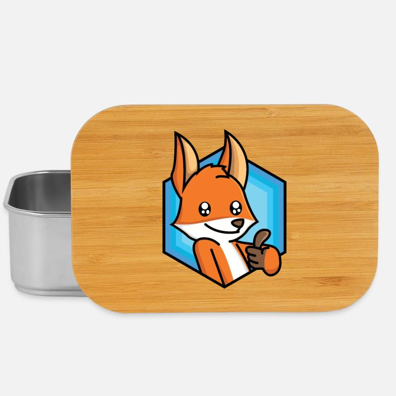 Daumen Hoch Fuchs - Lunch Box - Silber