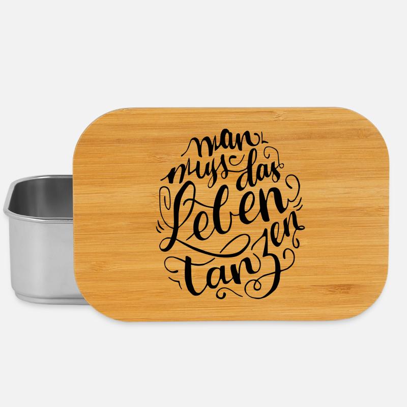 Mann muss das Leben Tanzen - Lunch Box - Silber