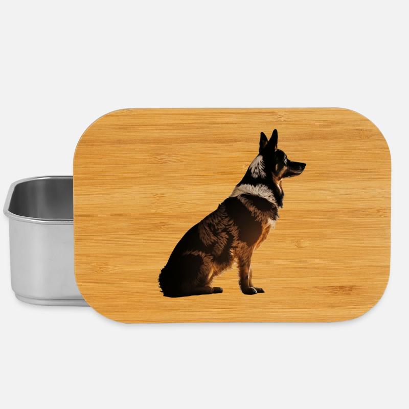 Chien - Boîte à goûter - argent