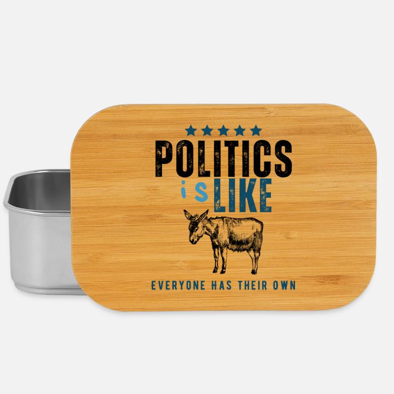IsLike Distressed Logo Typografie - Lunch Box - Silber