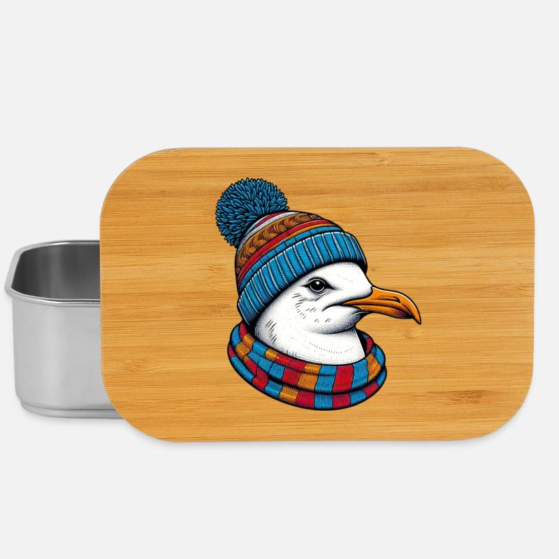 Möwe - Lunch Box - Silber