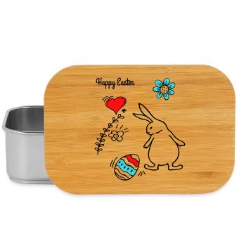 Happy Easter - Lunch Box - silver - Front