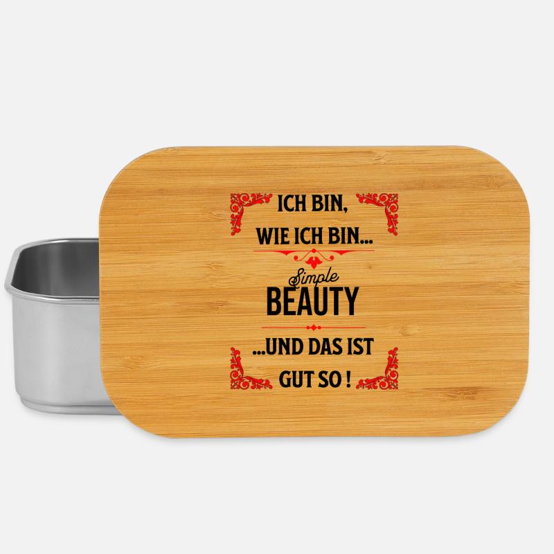 Rote Ornamentrahmen auf Schwarz - Lunch Box - Silber