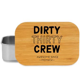 Dirty Thirty - Lunch Box - silver - Front