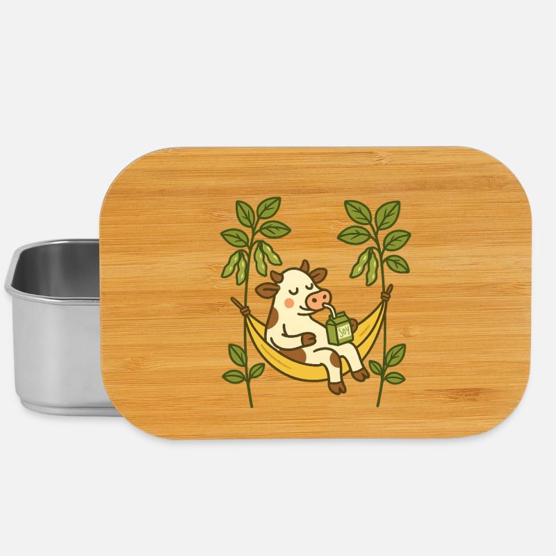 Le soja est bon, le moo meilleur - Boîte à goûter - argent