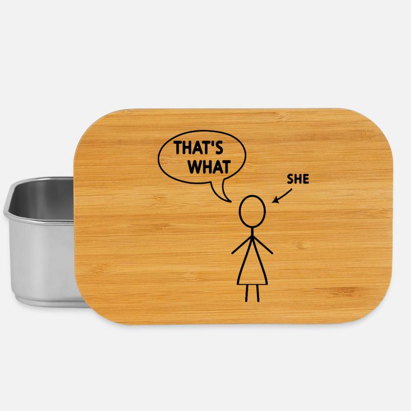 Das hat sie gesagt - Lunch Box - Silber