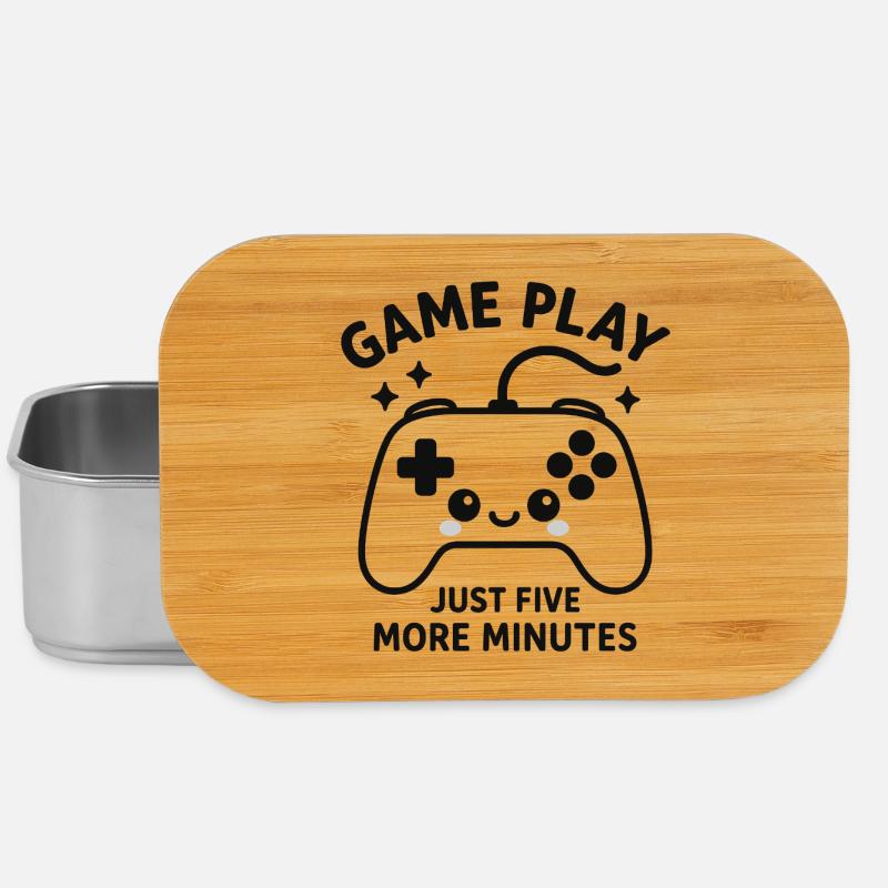 Playing time five minutes left - Lunch Box - silver