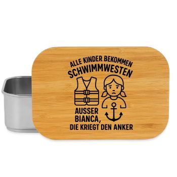 alle kinder witze bianca anker - Lunch Box - Silber - Vorne