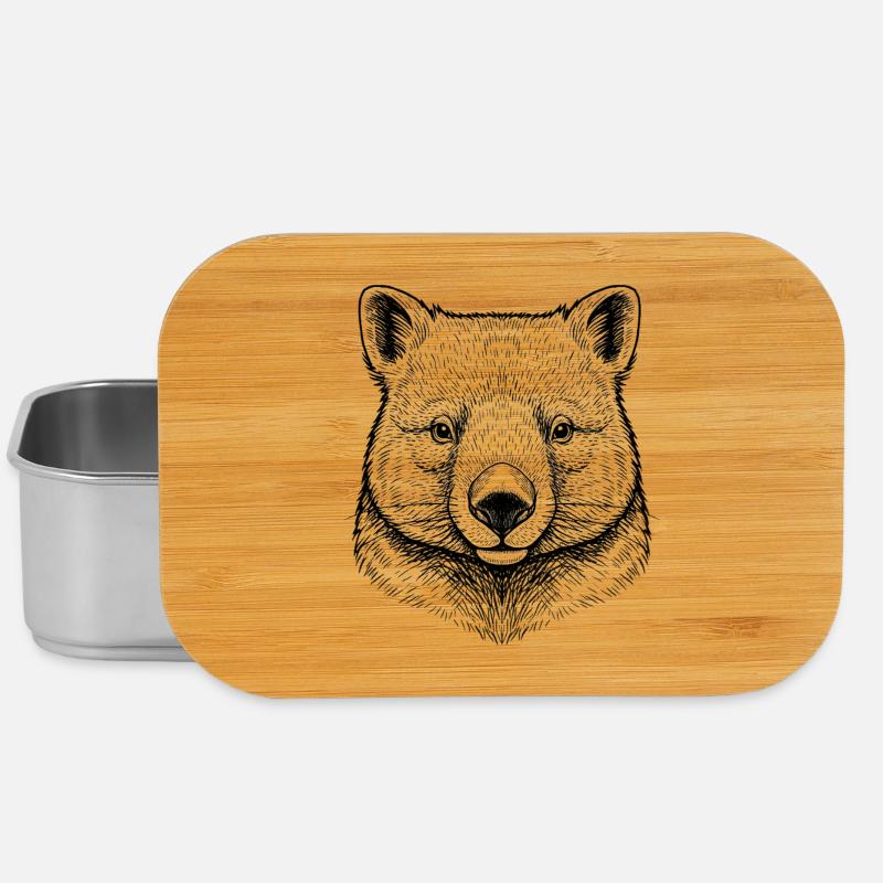 Wombat - Lunch Box - Silber