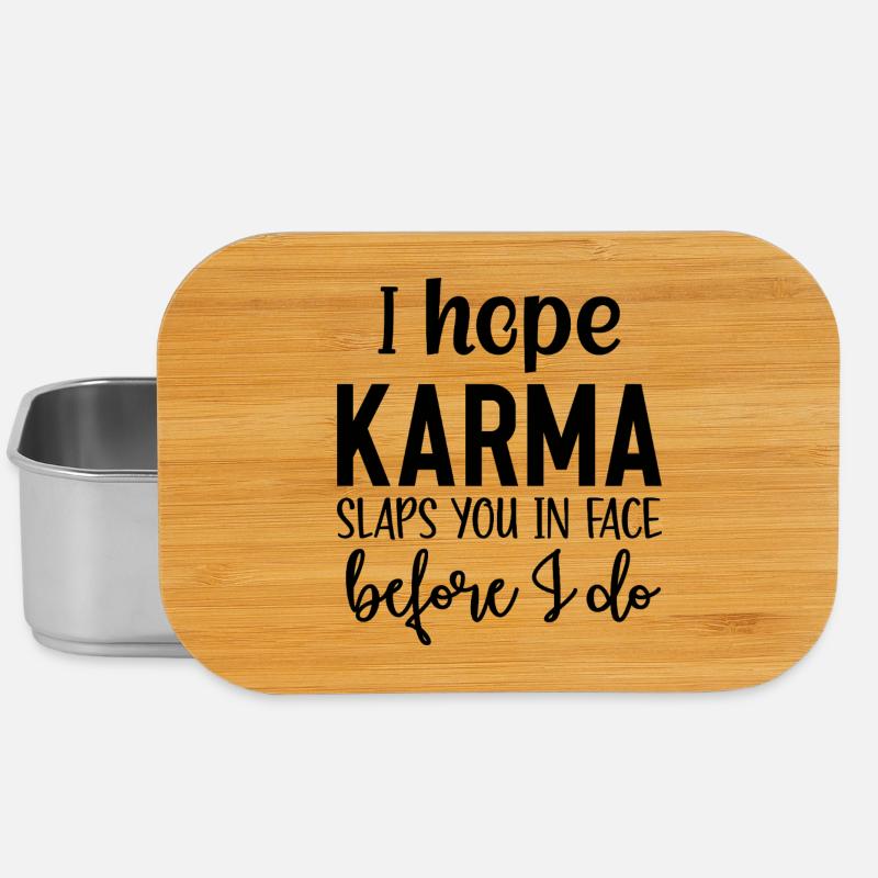 karma - Lunch Box - silver