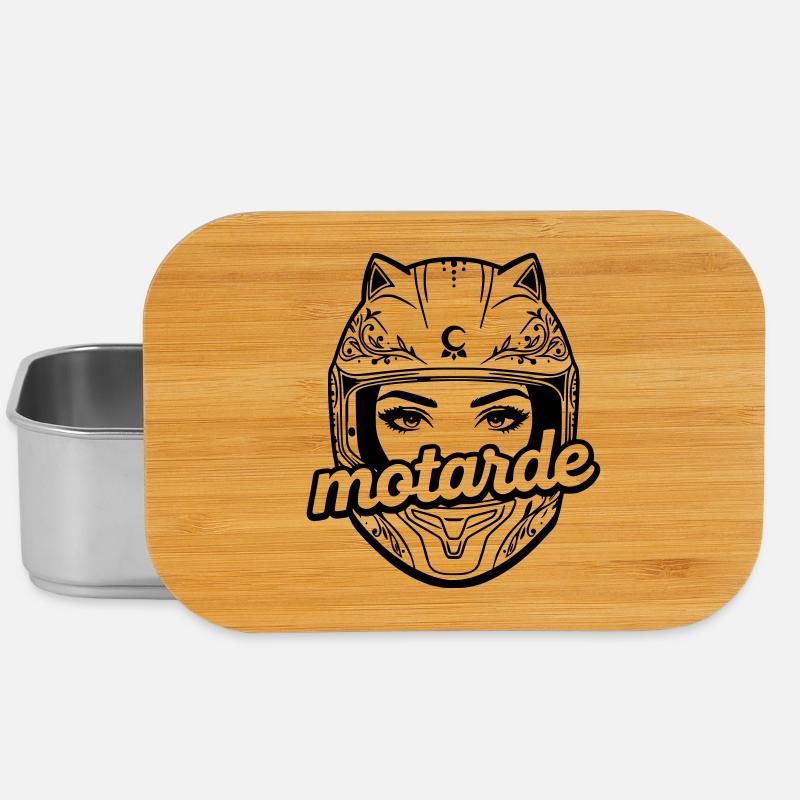 casque motarde - Boîte à goûter - argent