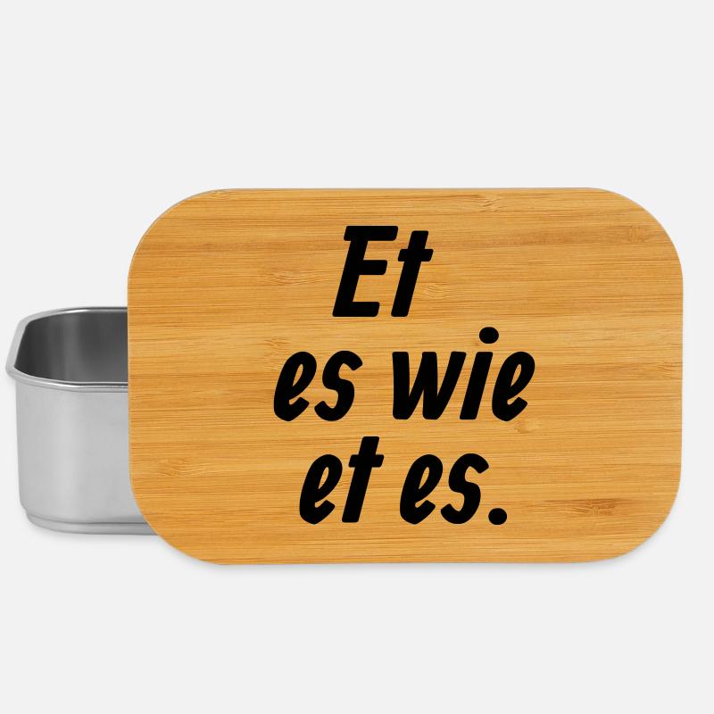 Et es wie et es - Et Kölsche Jrundjesetz §1 - Lunch Box - Silber