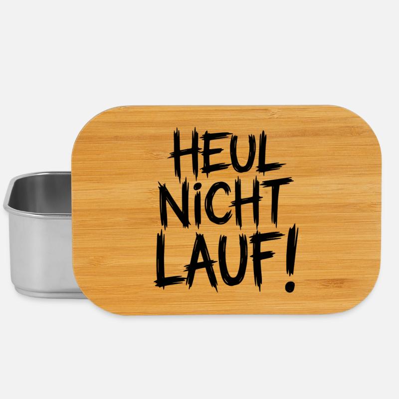 Heul nicht Lauf! - Lunch Box - Silber