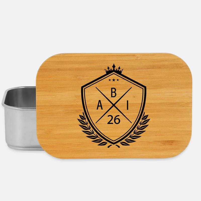 Abi Wappen Abitur 26 - Lunch Box - Silber