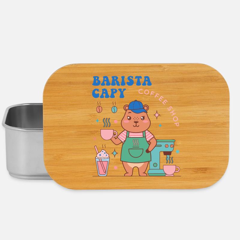 Charme du Café Barista de Capy - Boîte à goûter - argent