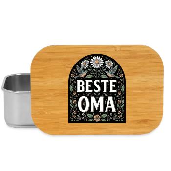 Best Grandma Gift for Dearest Grandmother - Lunch Box - silver - Front