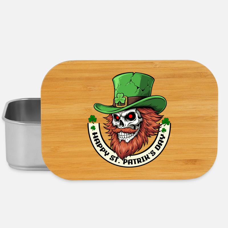 Irish Skull Vibes - Lunch Box - silver