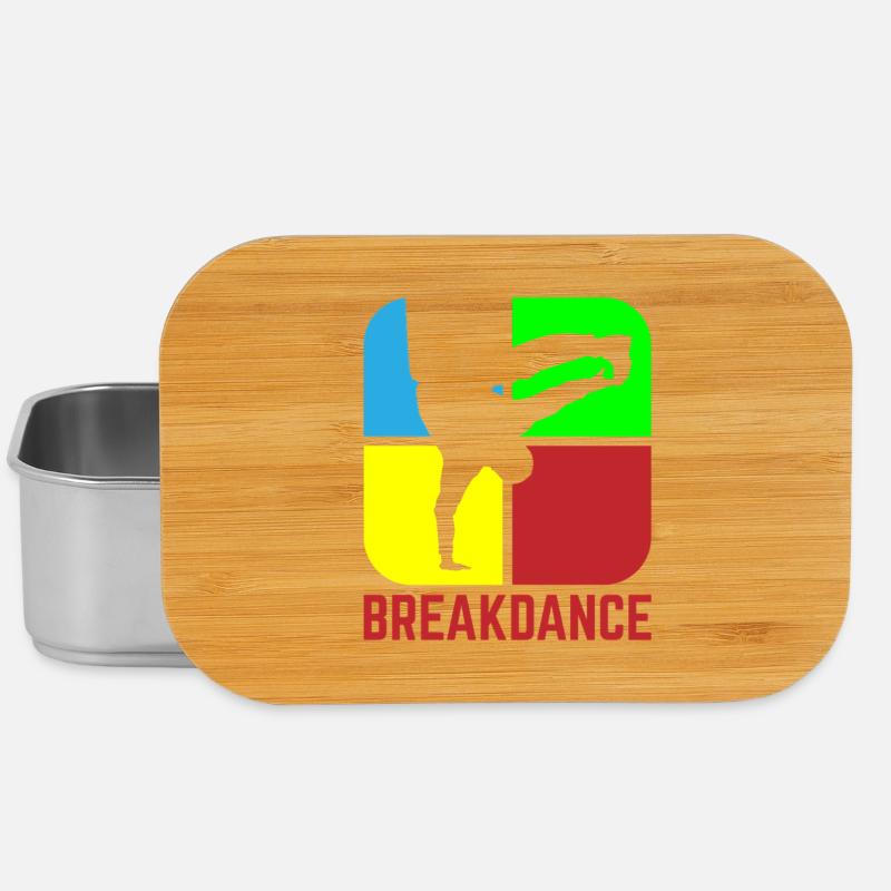 Breakdancing - Lunch Box - silver