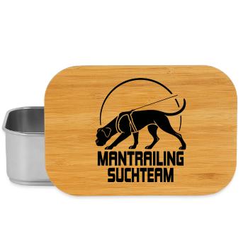 Boxer Mantrailing Suchteam Hunde Wilsigns - Lunch Box - Silber - Vorne