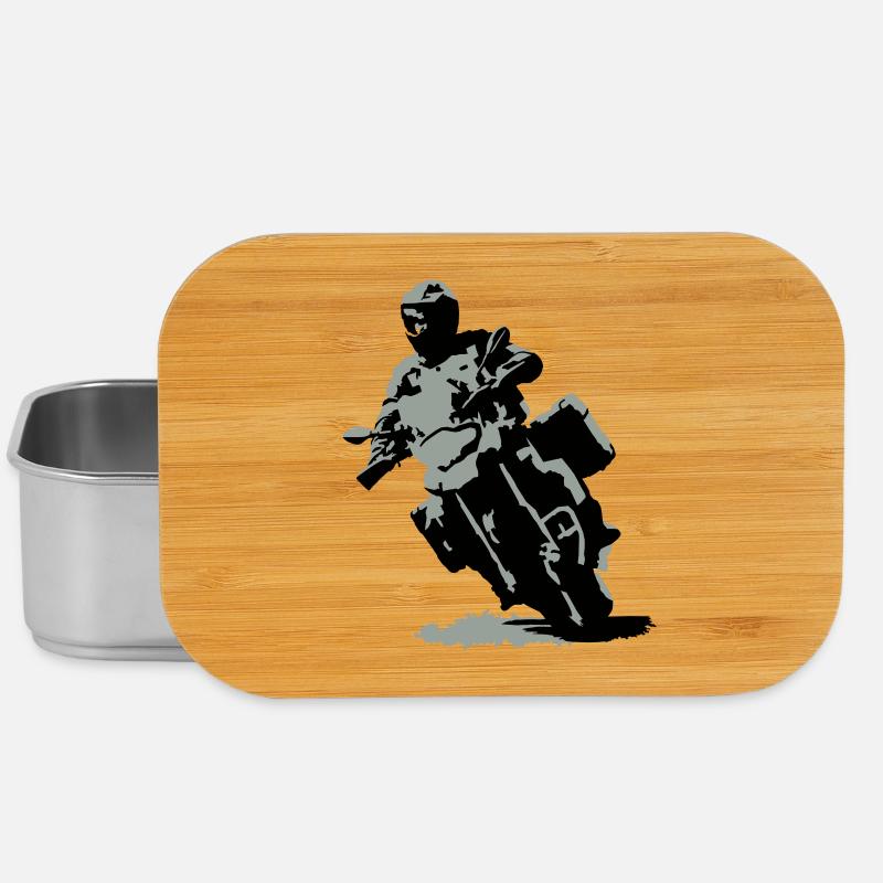 Reiseenduro klein - Lunch Box - Silber