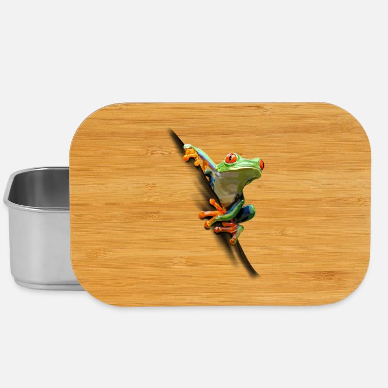 Grenouille - Boîte à goûter - argent