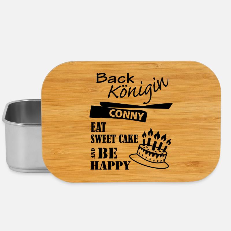 Backkönigin Conny - Lunch Box - Silber