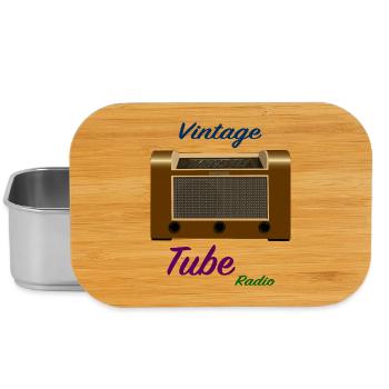 Vintage Tube Radio - Lunch Box - silver - Front