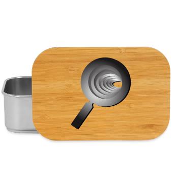 3D magnifying glass - Lupe - Lunch Box - Silber - Vorne