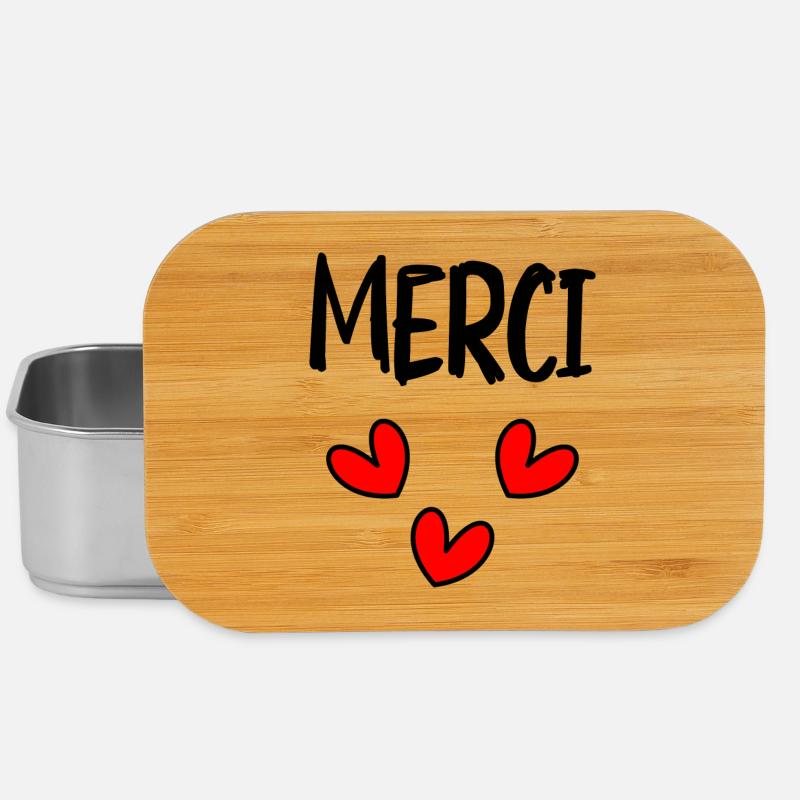 MAÎTRESSE. MERCI. MERCI MAÎTRESSE. CADEAU - Boîte à goûter - argent