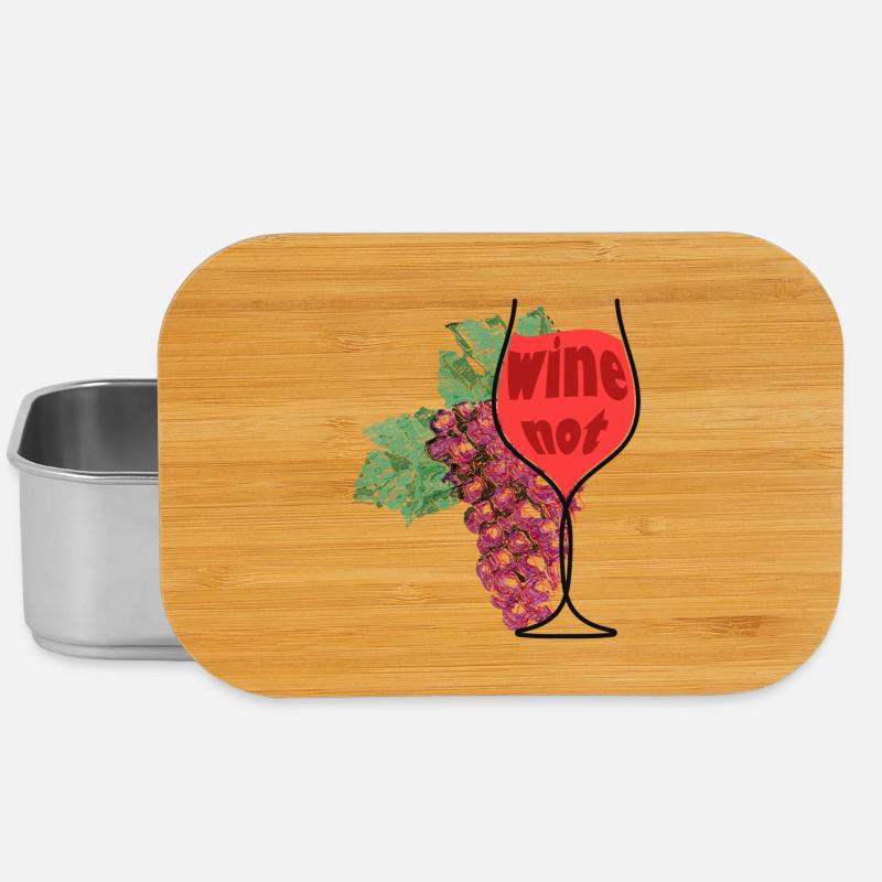Wine & Grape - Lunch Box - silver