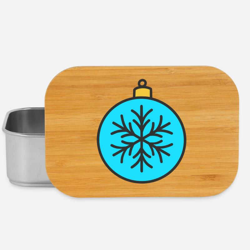 Weihnachtskugel - Lunch Box - Silber