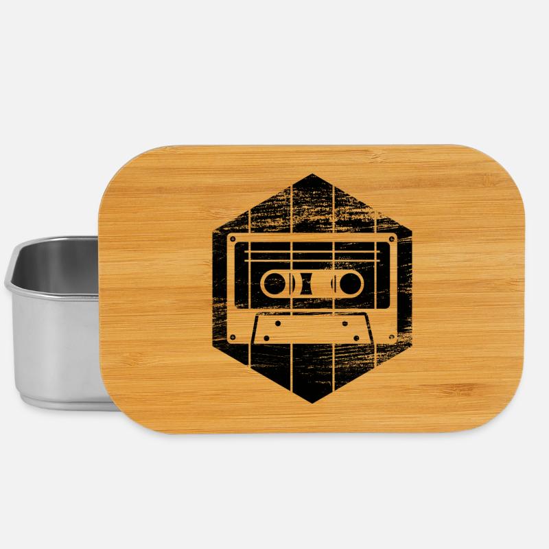80er Kassette - Lunch Box - Silber