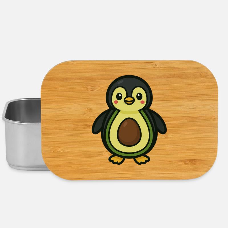 Pingucado - Lunch Box - Silber
