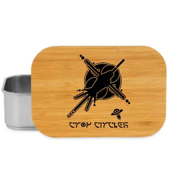 Cosmic Graffiti Crop Circle - Lunch Box - silver - Front