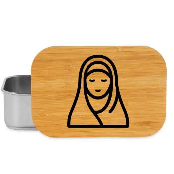 Muslim woman - Lunch Box - silver - Front
