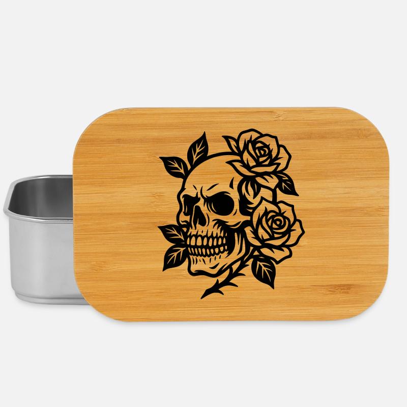 Totenkopf - Lunch Box - Silber