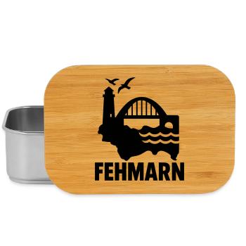 fehmarn schleswig holstein - Lunch Box - Silber - Vorne