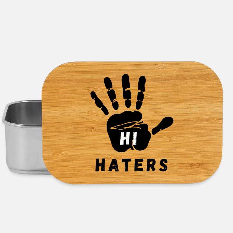 Powerful HI haters cool design - Lunch Box - silver