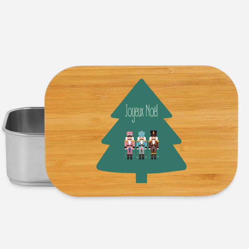 Merry Christmas - Boîte à goûter - argent