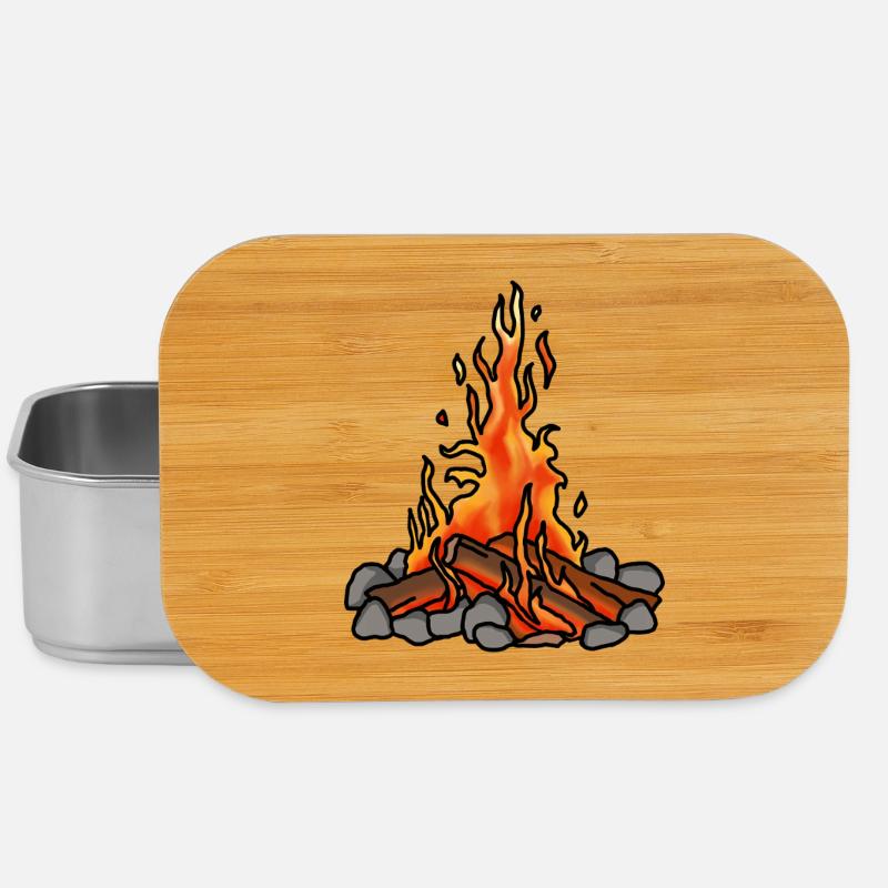 Campfire - Lunch Box - silver