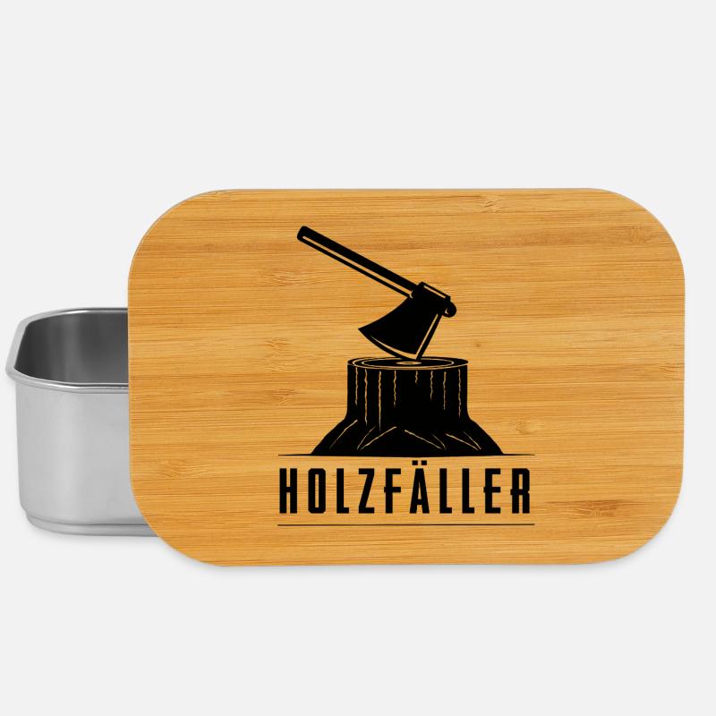 Holzfäller - Lunch Box - Silber