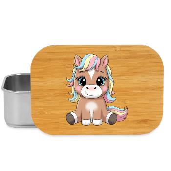 Dessin animé Pastel Pony câlin - Boîte à goûter - argent - Devant