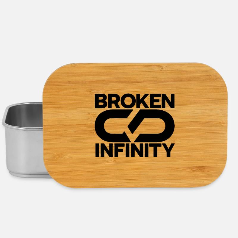broken_infinity_black - Lunch Box - Silber
