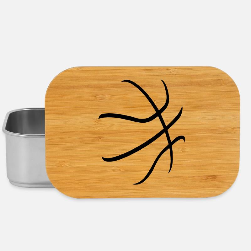 basketball - Lunch Box - Silber
